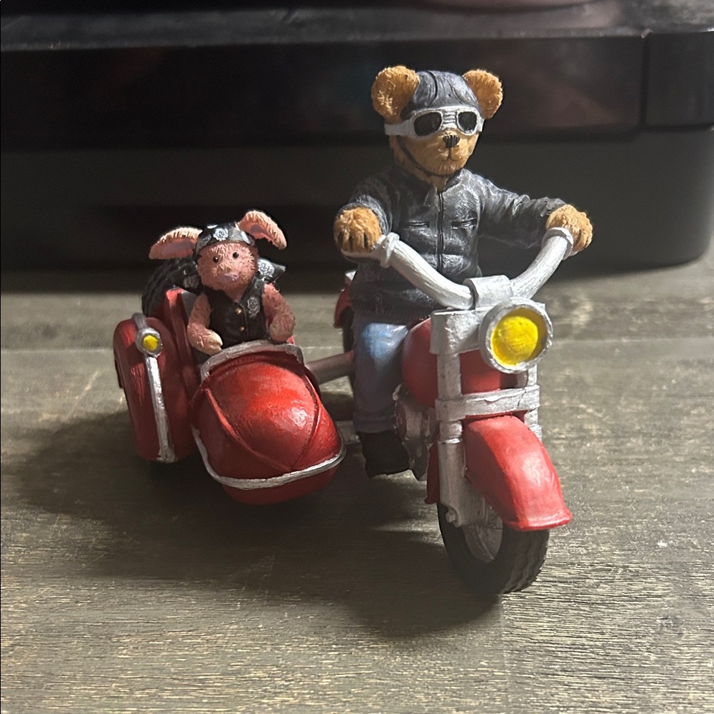 RYDER WITH SKULLY...THE GREAT OPEN ROAD-BOYDS BEARS MOTORCYCLE BEARSTONE IE/492